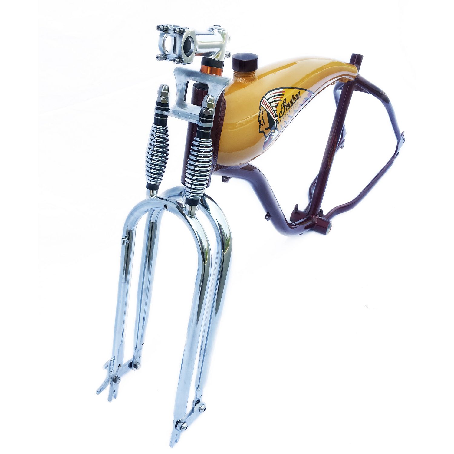 Gas Felt Faker Frame, Bicycle Frame, Bicycle Fork, Indian Bike Frameset, Bike Frameset, Gasbike Frames, Felt Faker Frame Fork